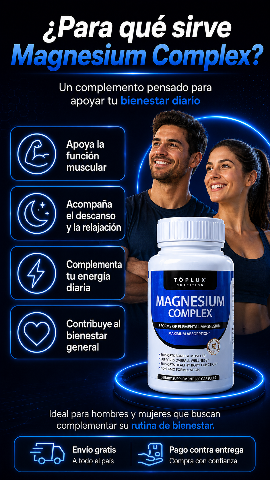 PROMO 3X1 Magnesium Complex 60 Capsules