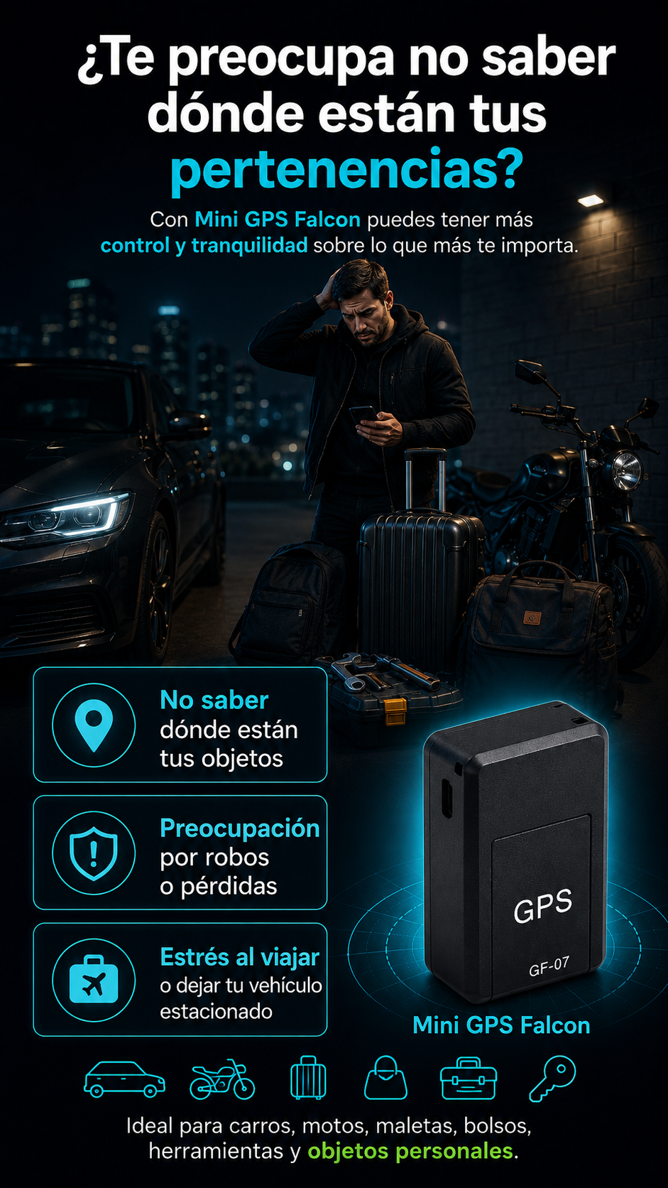 SUPER PROMO 2X1 MINI GPS Falcon