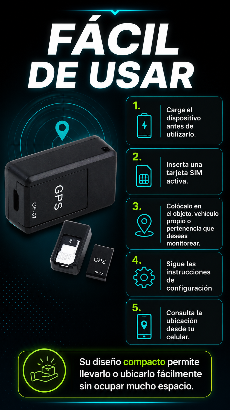 SUPER PROMO 2X1 MINI GPS Falcon